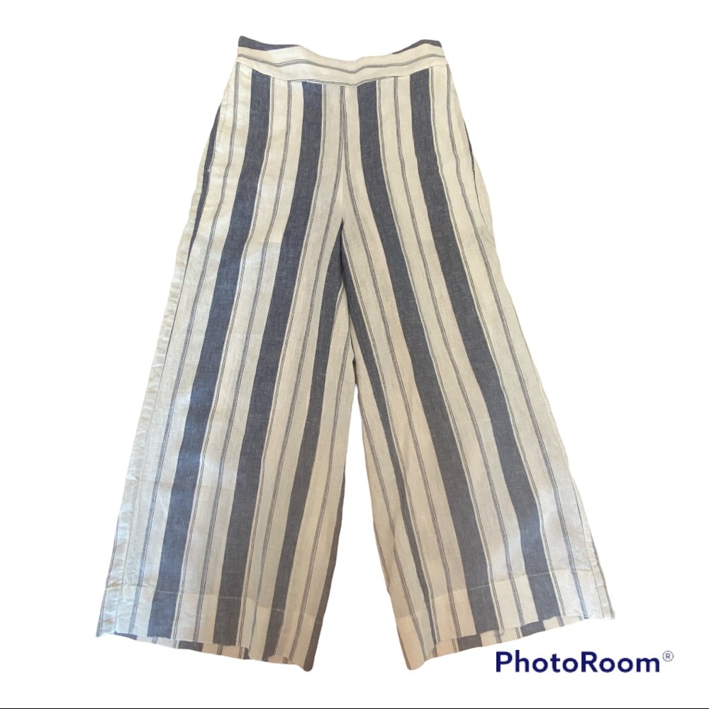 Madewell Nautical Striped Gaucho Pants